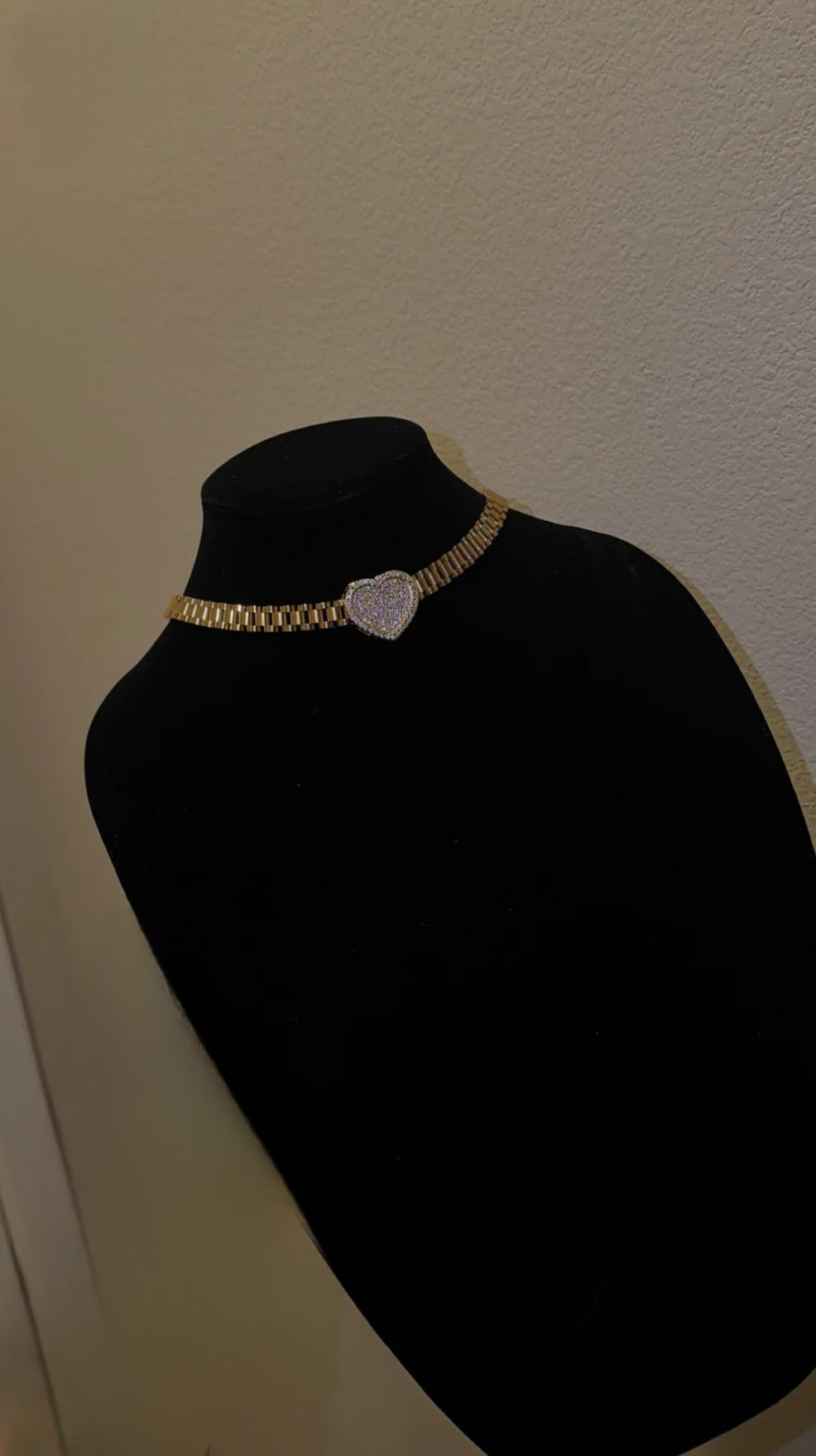 Pink HRT Rolex Choker Necklace