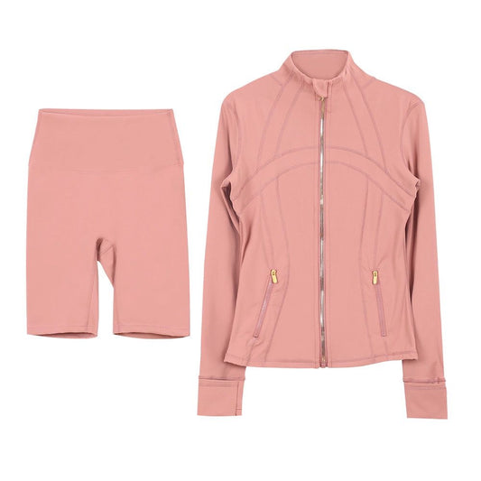 Peach Shorts Set