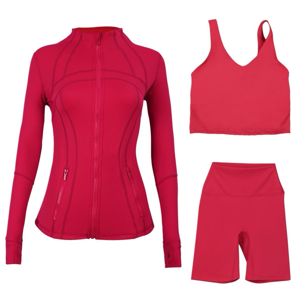 Red Shorts Top Set