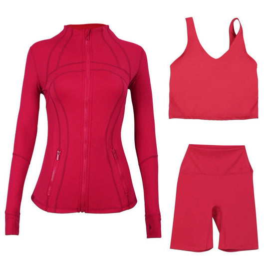 Red Shorts Top Set