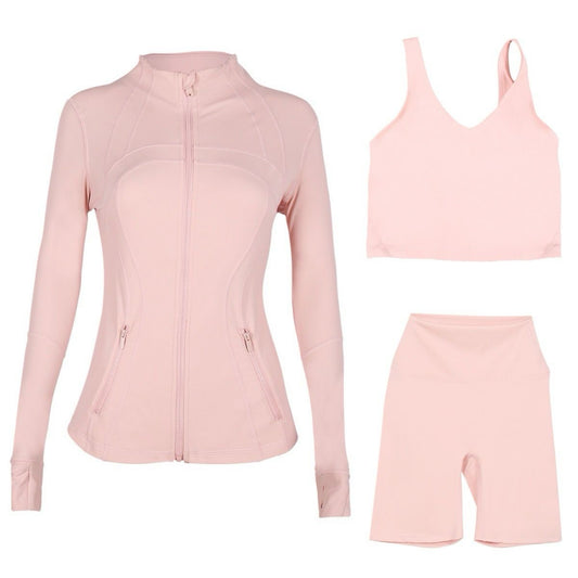 Light Pink Shorts Set