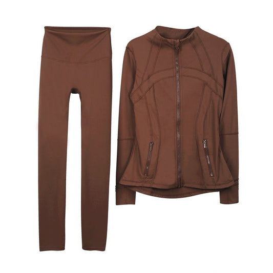 Lulu Mocha Pants Set