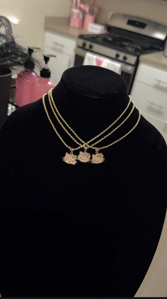 HK Face Necklace