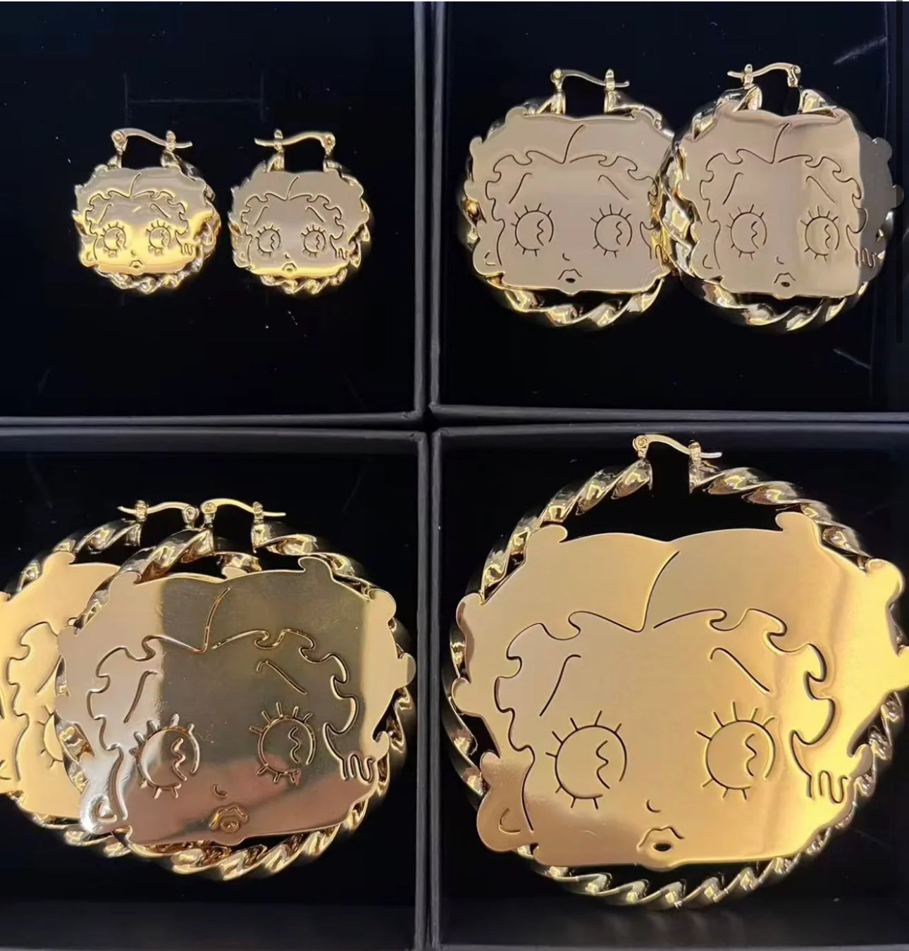 Betty Boop Hoops