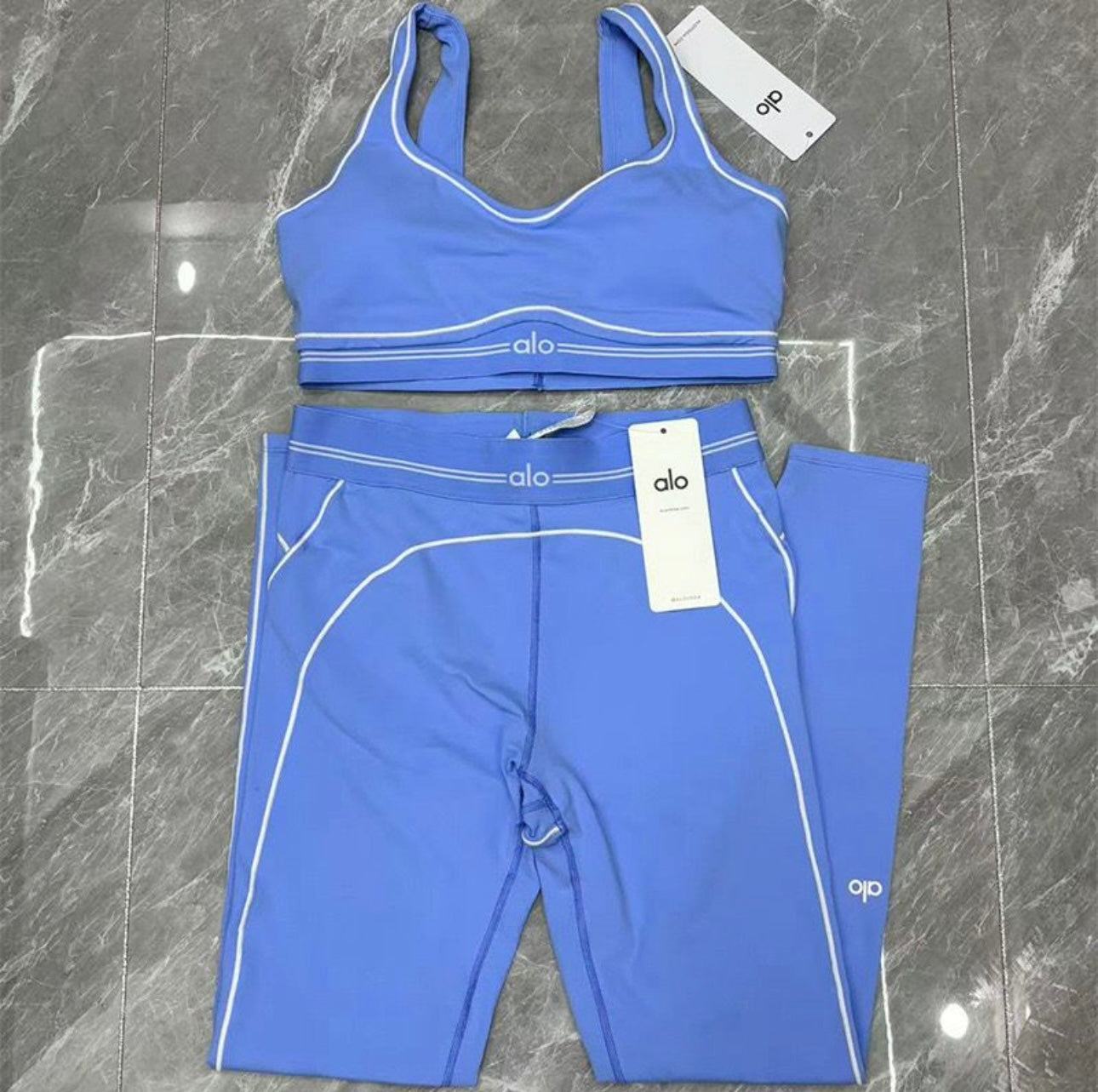Blue Yoga Set